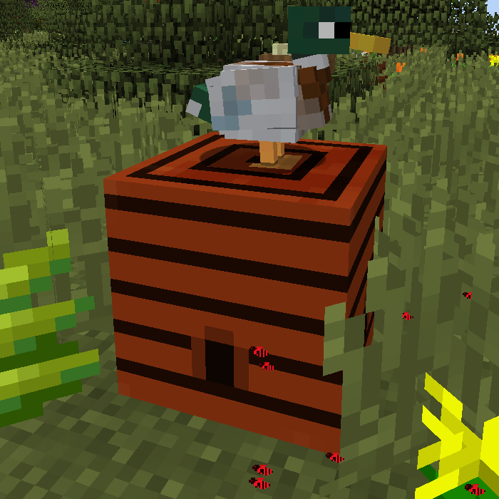 A Meadows Hive, with duck for comparison.